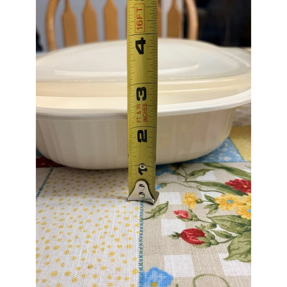 Rubbermaid Microwave Cookware 3, 2 & 1 Quart Casserole Bowls Lid Lot Of 5 Vtg